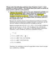 Assignment 5 Hypothesis Testing And Sampling Docx Please Solve The