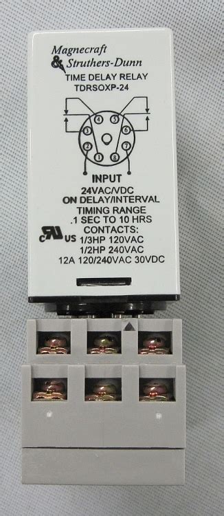 Magnecraft Dpdt Time Delay Relay Model Tdrsoxp