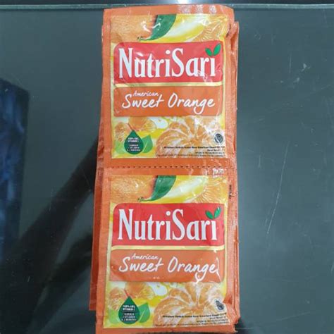 Jual Nutrisari American Sweet Orange Aso Renceng Shopee Indonesia