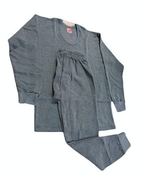 Grey Warm Cotton Blend Men Thermal Wear Set At Rs 190piece In Ludhiana Id 2851506019488