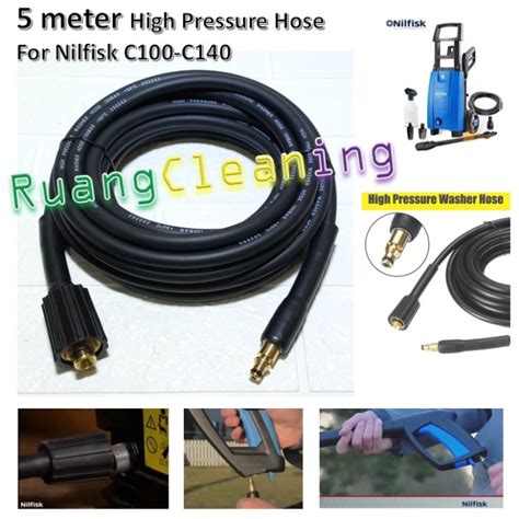 Jual Selang Nilfisk 5meter Kuningan C1003 C1103 5 C120 High Pressure Hose Kota Bekasi