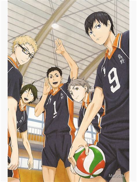 Haikyuu Karasuno Poster For Sale By Marucchi Redbubble