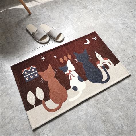 Cat Design Door Mat Pollyjoy