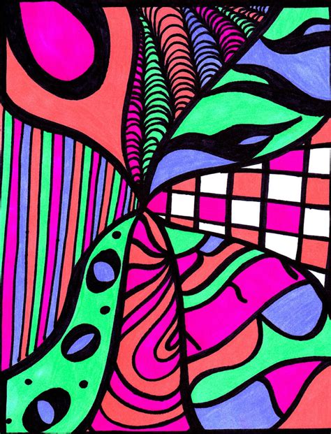 Colorful Sharpie Art By O0sweetangel0o On Deviantart