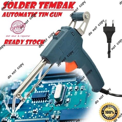 Jual Solder Tembak Iron Automatic Tin Gun W Dengan Tempat Timah