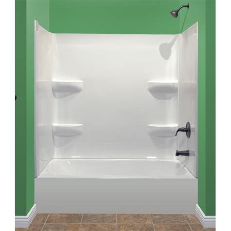 Style Selections Style Selections 54x27 White 2 Piece 54 In X 75 In