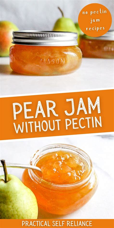 Pear Jam Recipe No Pectin 3 Ingredient Pear Jam Canning Recipe Artofit