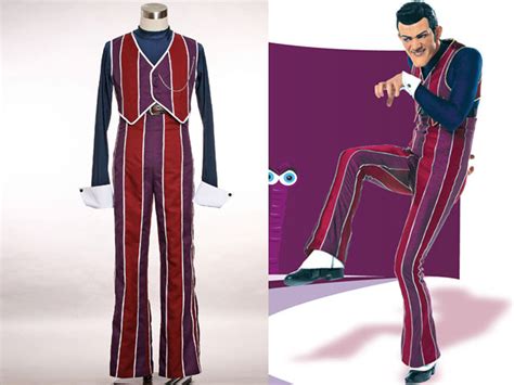 Lazy Town Cosplay Robbie Rotten Costume Set