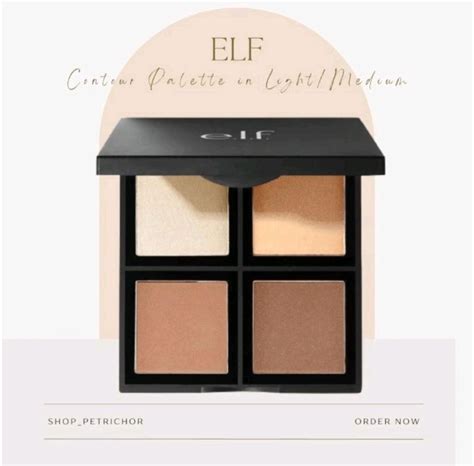 Elf Contour Palette In Lightmedium Beauty And Personal Care Face