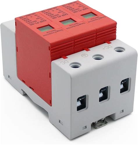 RWRAPS SPD 3P DC 500V 800V 1000V 20 40KA Surge Protective Device House