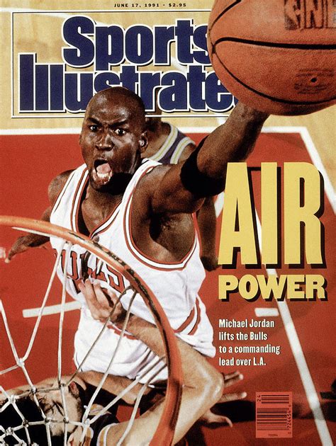 Chicago Bulls Michael Jordan 1991 Nba Finals Sports Illustrated Cover