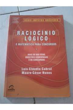 Livro Raciocínio Lógico e Matemática para Concursos Luiz Cláudio