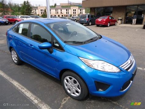 2012 Blue Candy Metallic Ford Fiesta Se Sedan 63913773 Car Color Galleries