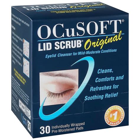 Lid Scrub Pre Moistened Pads Original Eyelid Cleanser For Sale Delran