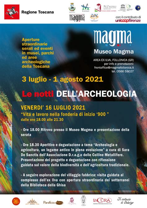 Le Notti DellArcheologia 2021 MAGMA Museo Delle Arti In Ghisa