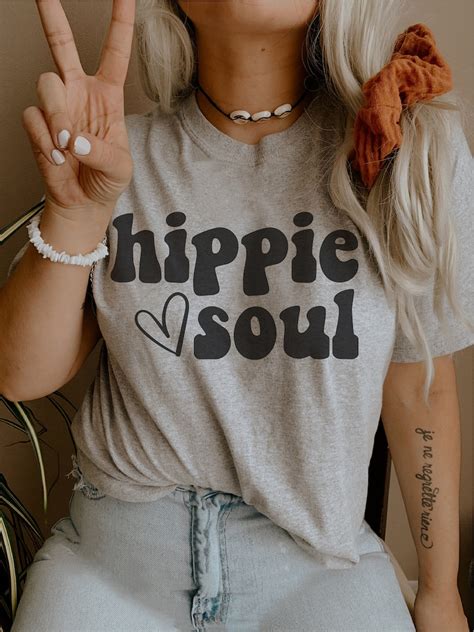 Hippie Soul Svg Cut File Png Sublimation Hippie Shirt Svg Etsy