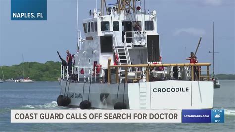 Coast Guard Suspends Search For Missing Florida Doctor