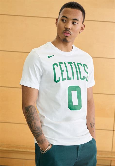 Nike Performance Nba Jayson Tatum Boston Celtics Tee Nba Drakter Whitetatum Jaysonhvit