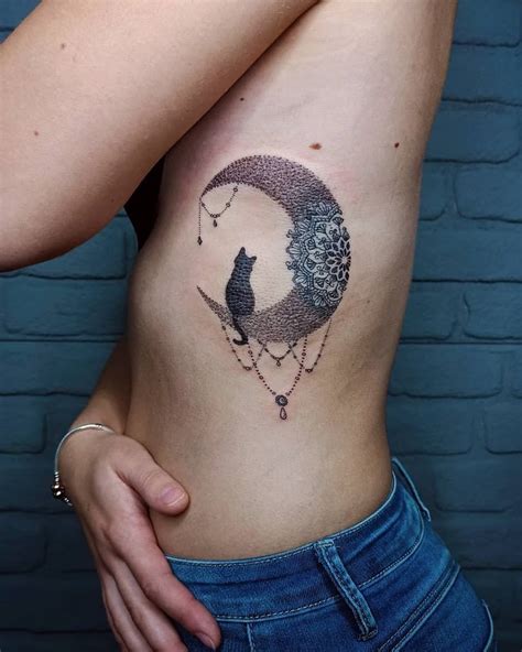 Top 59 Best Crescent Moon Tattoo Ideas 2021 Inspiration Guide