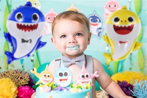 Party Propz Baby Shark Balloons Decorations Combo Set Of Pcs Size