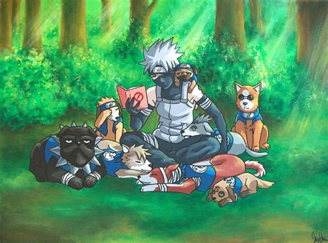 Kakashi Ninja Dog Commission by ErithEl on DeviantArt