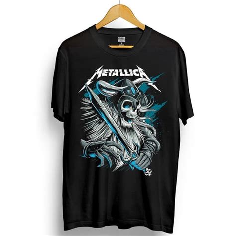 Jual Kaos Baju Band Musik Metal Rock Legend Metallica Helsinki Viking