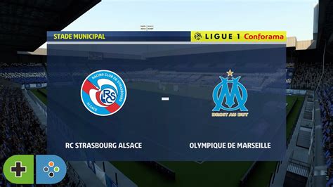 RC Strasbourg ALSACE Vs Marseille 06 11 2020 Ligue 1 Canforama FIFA