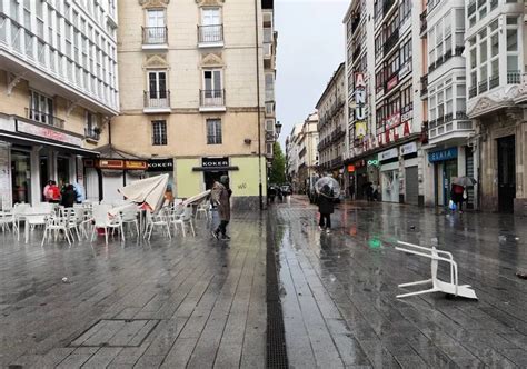 El temporal golpea Álava con lluvia y rachas de viento de hasta 111