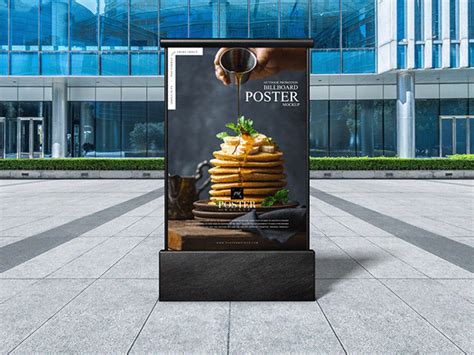 Outdoor Promotion Billboard Poster Mockup Free On Behance