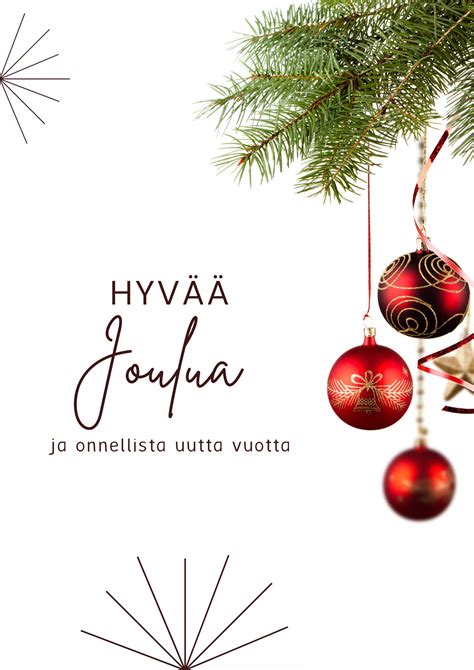 Hyvää joulua ja onnellista uutta vuotta Varssyt fi