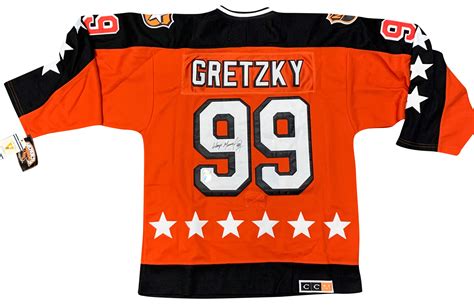 Lot Detail Wayne Gretzky Signed 1984 Oilers 99 All Star Jersey Wga