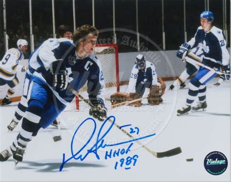 Darryl Sittler Toronto Maple Leafs 10x8 Autographed Photo - Etsy