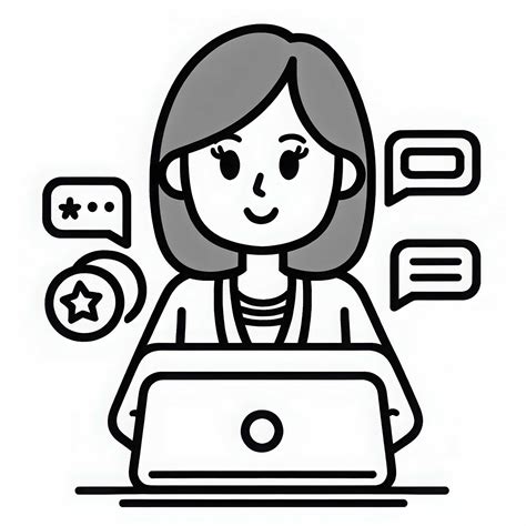 Influencer beantwoordt reacties van volgers – Gratis kleurplaat