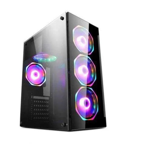 Gabinete Gamer Bpc Atx Mid Tower Black Lateral Em Acr Lico Frente