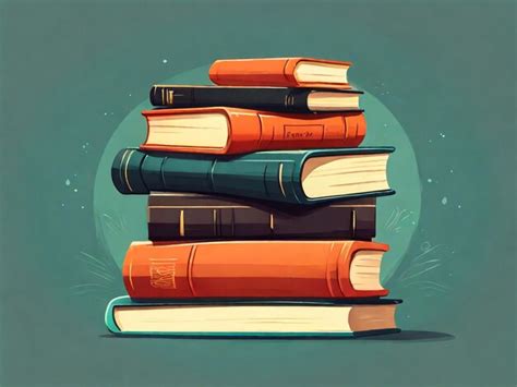 Premium Photo Stacks Of Literature In The Library Isolated