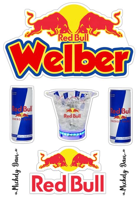 Topo De Bolo Redbull