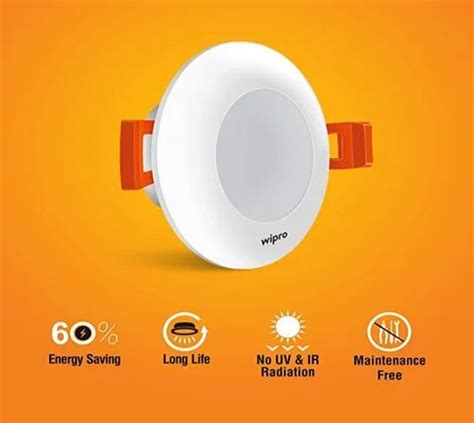 Wipro Garnet 3W Mini LED Downlight Round At Rs 120 Piece In Gurugram