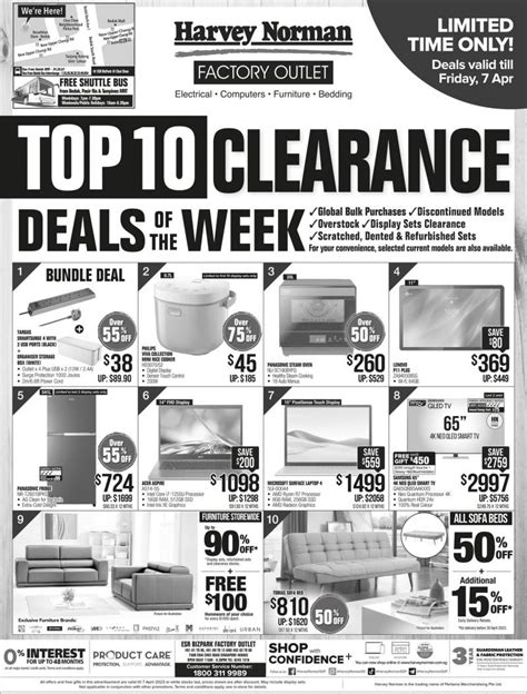 Harvey Norman Press Advertisement Promotion Valid Until 7 Apr 2023