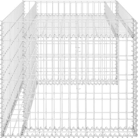 VidaXL Garage Tondeuse Gazon Lit Sur Lev 110x80x60 Cm Fil En Acier