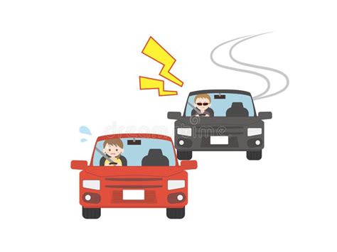 Road rage2 stock vector. Illustration of simple, cute - 163271449