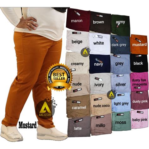 Jual Celana Jumbo Baggy Pants American Drill Premium Size Xxl Shopee