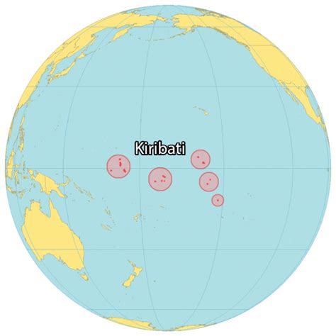 Kiribati Map Islands And Cities Gis Geography