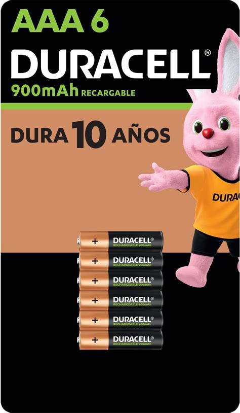 Duracell Pilas Aa Recargables Nimh Bater As Alta Capacidad De Carga