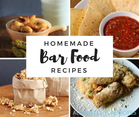 14 Homemade Bar Food Recipes | AllFreeCopycatRecipes.com