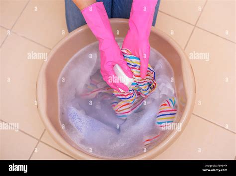 Soap suds laundry clothes hi-res stock photography and images - Alamy