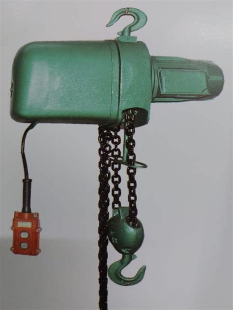 Vraj Brand Construction Electric Chain Hoist For Industrial Capacity 1 3 Ton In Ahmedabad