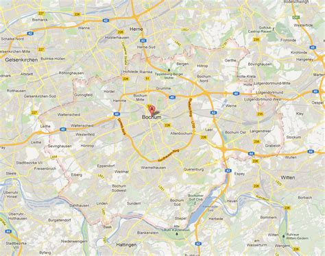 Bochum Map Germany