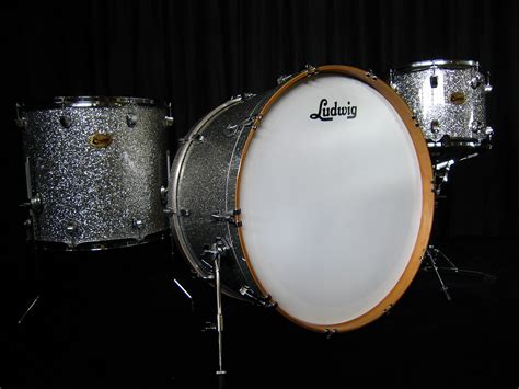 Ludwig Centennial Zep Shell Set Silver Sparkle — Schlagzeug Shop Glanzmann Ag — Schlagzeug Shop