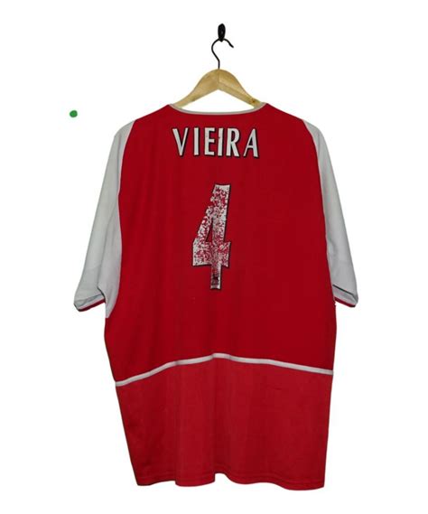 2002 04 Arsenal Home Shirt Viera XL The Kitman Football Shirts