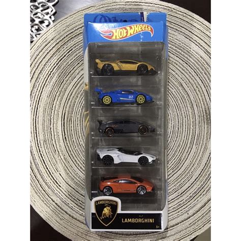 Lamborghini 5 Pack Hot Wheels Shopee Philippines